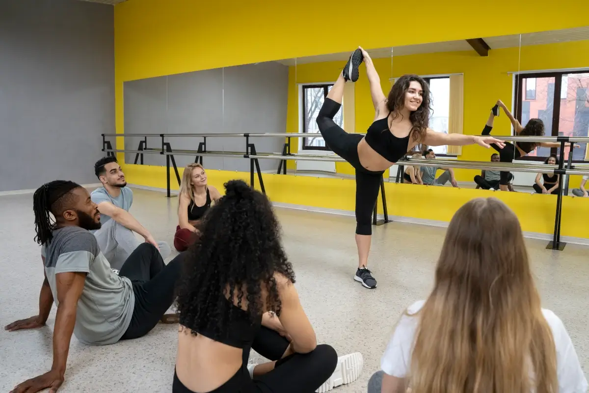 Escola de dança moderna com site profissional e agendamento online
