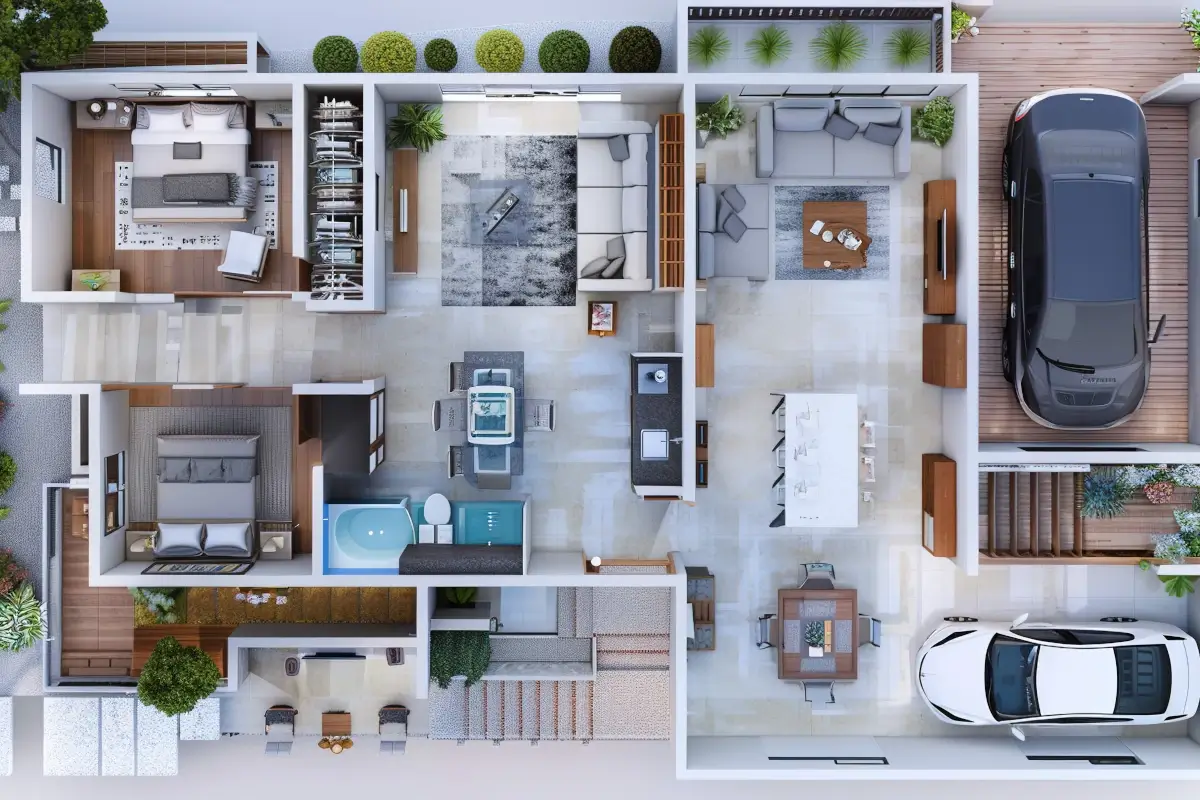 Exemplo de site de empreendimento imobiliário em dispositivos