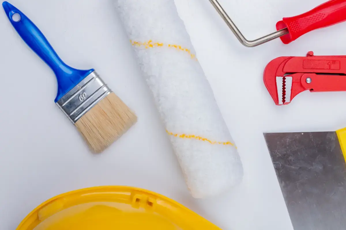 Serviços de pintura exibidos em site moderno