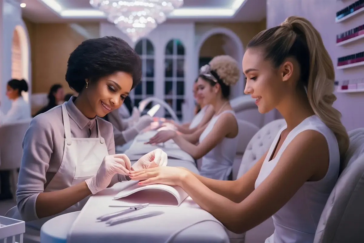 Salão de beleza com site profissional e moderno