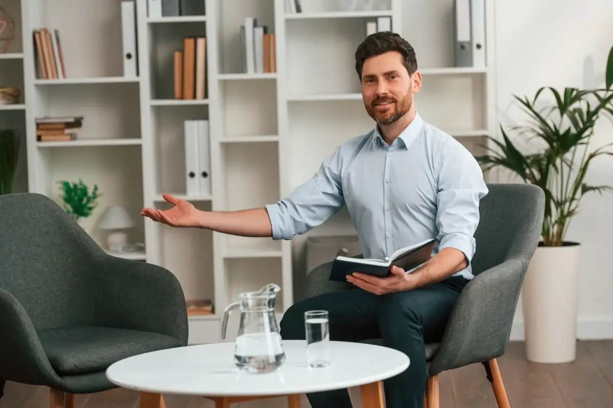 Terapeuta com Landing Page profissional