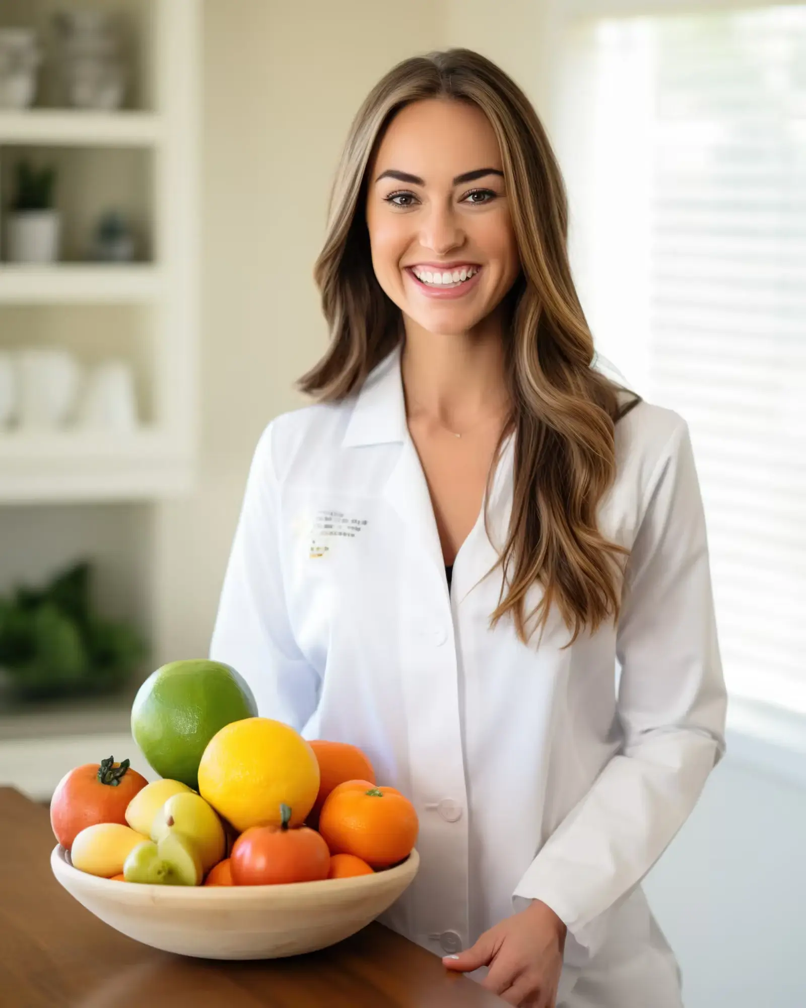 Exemplo de Página de Bio - Mila Santos, Nutricionista