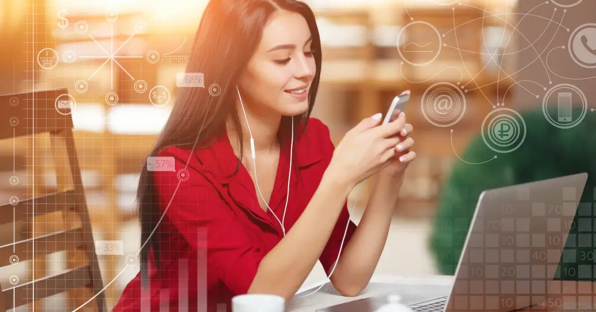 Profissional autônomo utilizando site próprio para melhorar sua presença digital