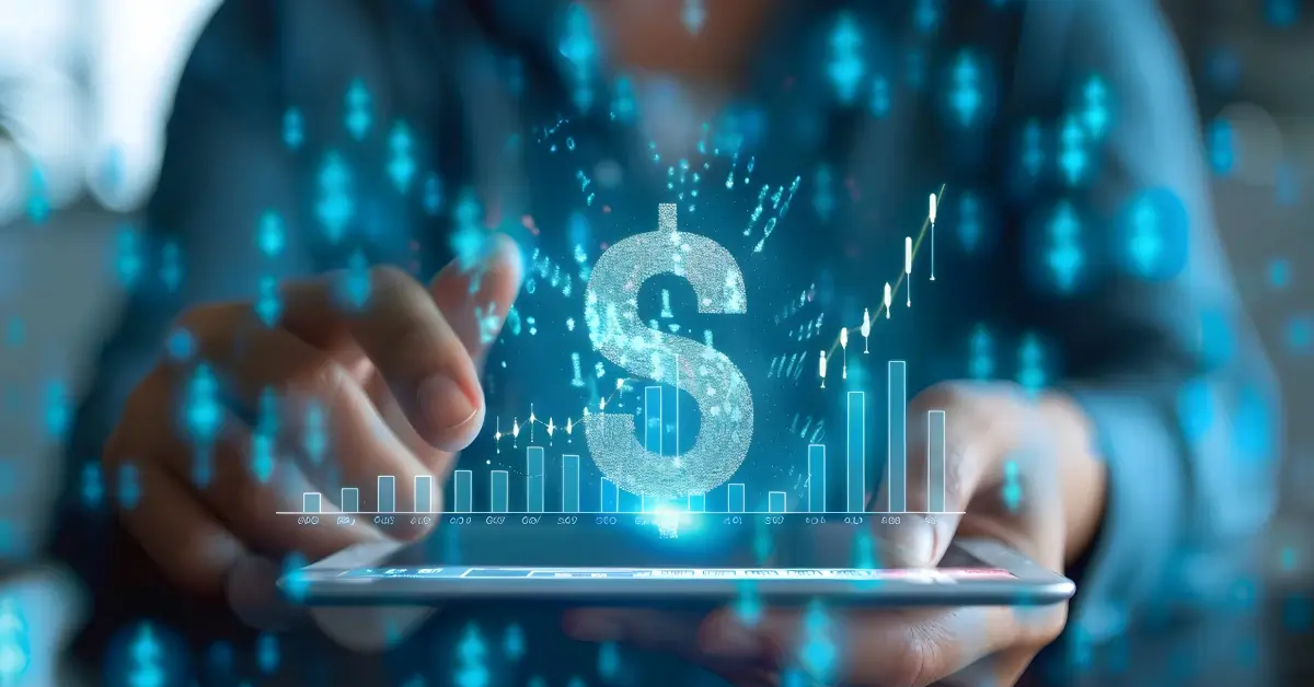 Ilustração sobre investimento em site profissional
