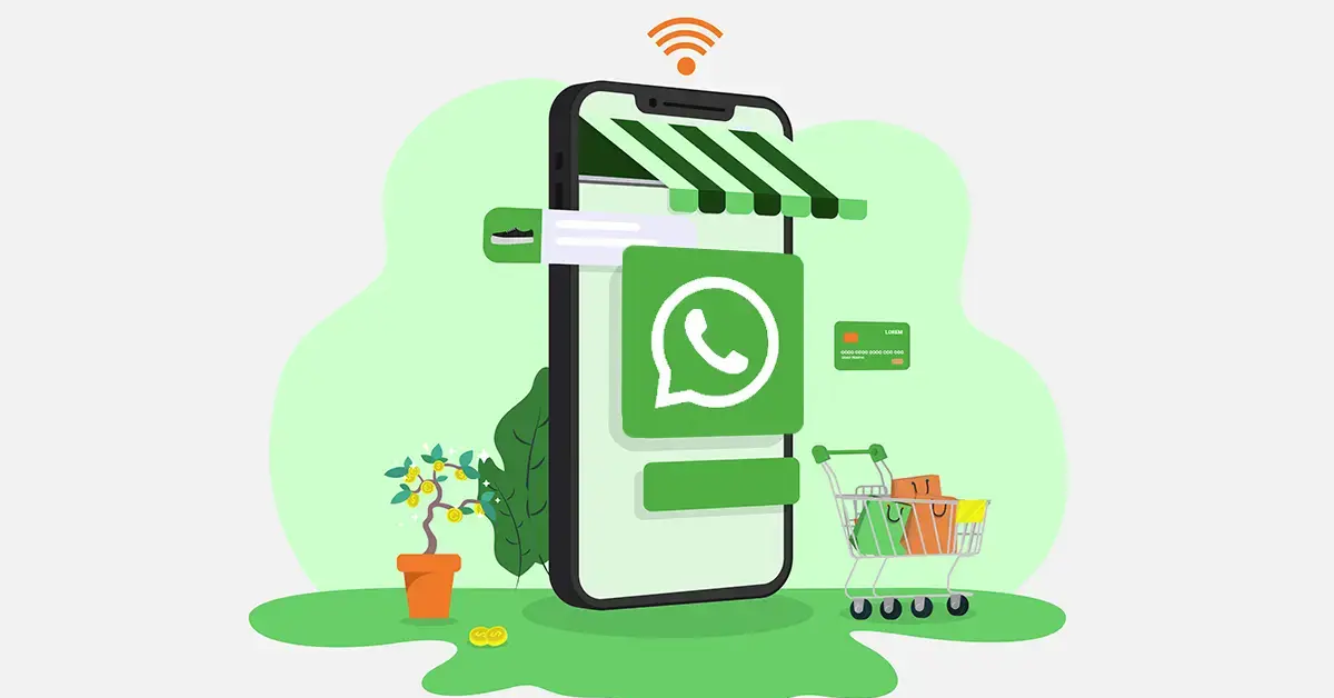 Catálogo digital com produtos organizados e botão de contato via WhatsApp